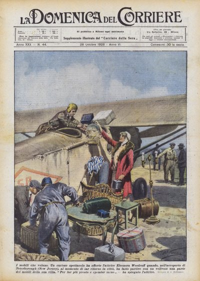 Les meubles qui volent - Achille Beltrame
