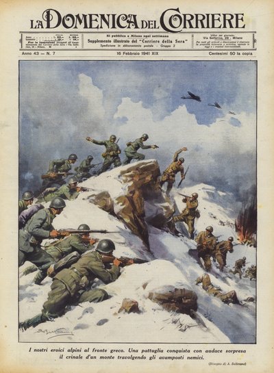 Nos héroïques alpins au front grec - Achille Beltrame