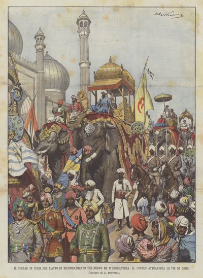 Le Durbar en Inde pour l