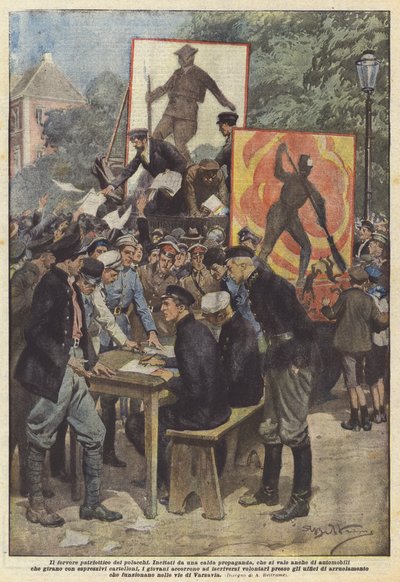 Le fervent patriotisme des Polonais - Achille Beltrame