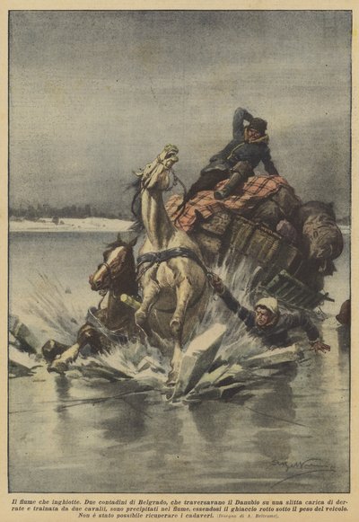 Le fleuve qui engloutit - Achille Beltrame