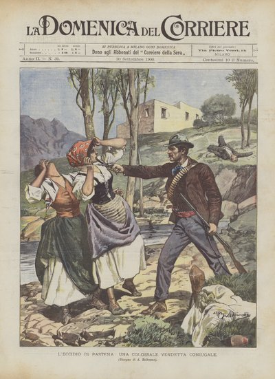 Le massacre de Pastena, une colossale vengeance conjugale - Achille Beltrame