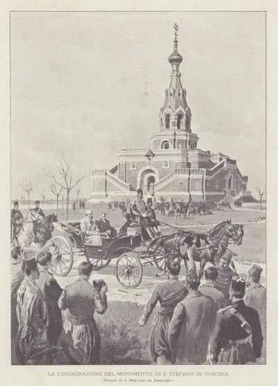 La Consécration du Monument de Saint-Étienne en Turquie - Achille Beltrame