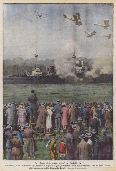 La fête des forces aériennes en Angleterre - Achille Beltrame