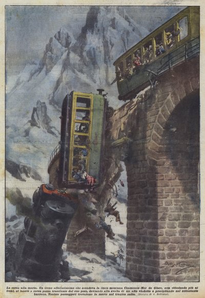 La course à la mort - Achille Beltrame