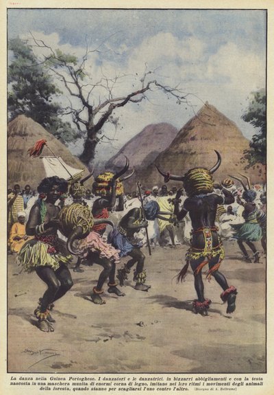 La danse en Guinée portugaise - Achille Beltrame