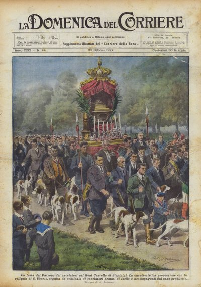 La fête du Patron des chasseurs au Château Royal de Stupinigi - Achille Beltrame