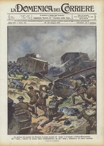 La guerre des monstres - Achille Beltrame