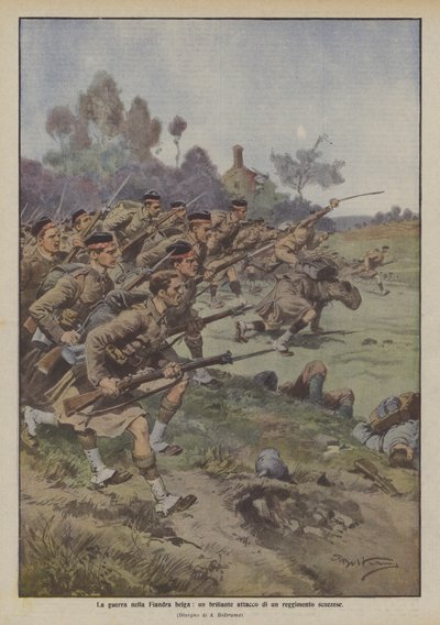 Guerre en Flandre belge, attaque brillante d