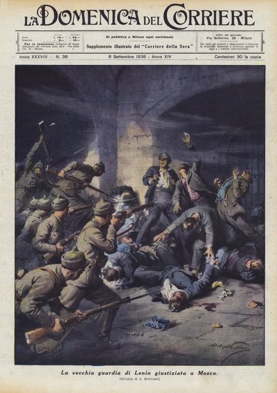 La vieille garde de Lénine exécutée à Moscou - Achille Beltrame