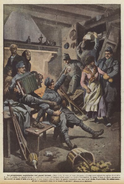 Les abus autrichiens dans les pays envahis - Achille Beltrame