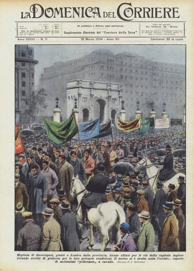 Des milliers de chômeurs, venus à Londres de province, ont défilé dans les rues de la capitale ? - Achille Beltrame