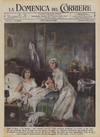 Nuit de Feu à La Spezia - Achille Beltrame