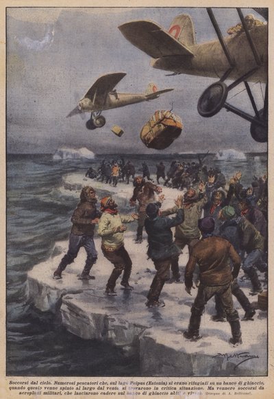 Secourus du ciel - Achille Beltrame