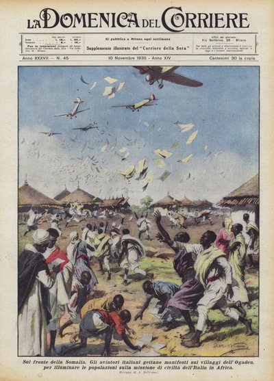 Sur le front de la Somalie - Achille Beltrame