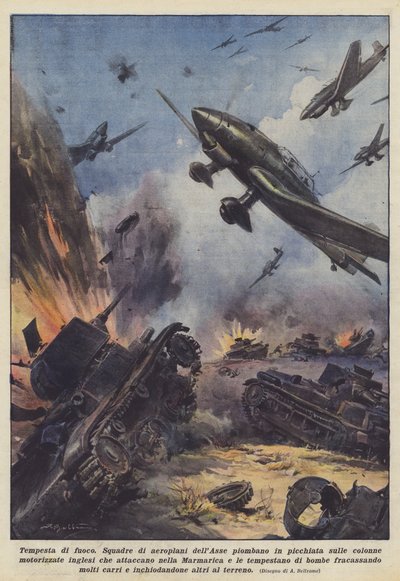 Tempête de feu - Achille Beltrame
