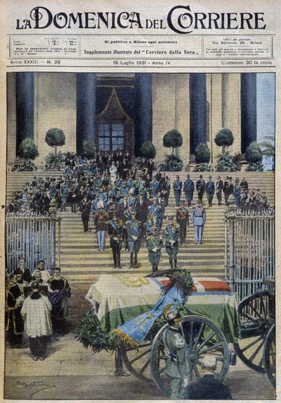 La bénédiction des restes mortels du duc d