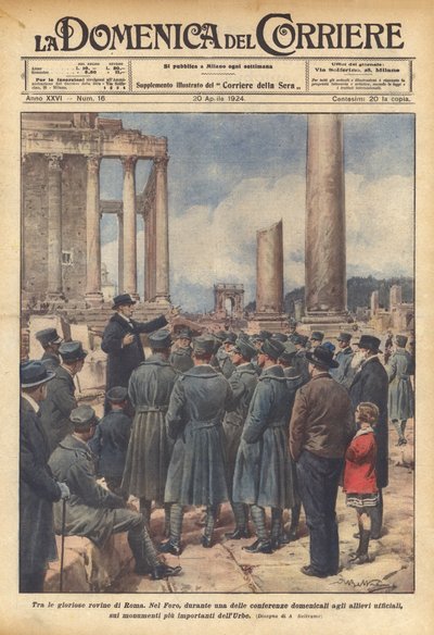 Parmi les glorieuses ruines de Rome - Achille Beltrame