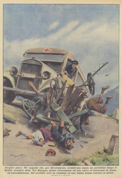 Jeu tragique - Achille Beltrame