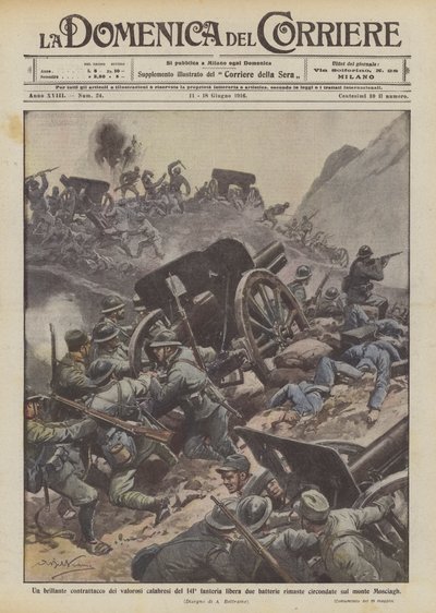 Une brillante contre-attaque des courageux Calabrais du 141e d