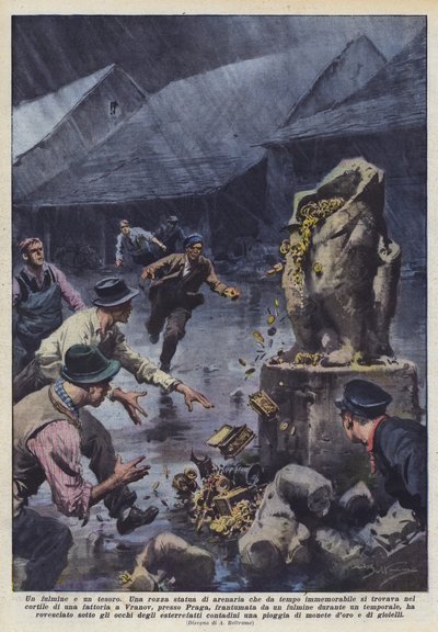Un éclair et un trésor - Achille Beltrame