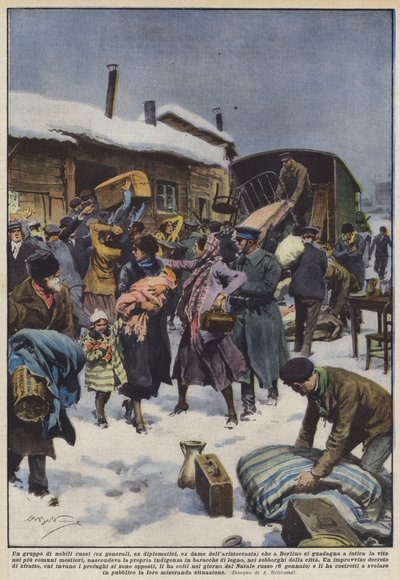 Un groupe de nobles russes (anciens généraux, anciens diplomates, anciennes dames de l