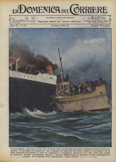 Un sauvetage exceptionnel - Achille Beltrame
