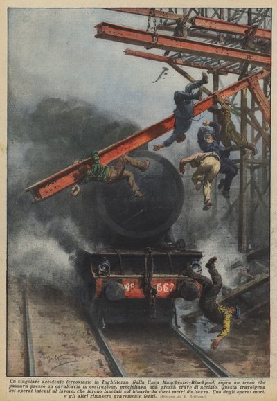 Un accident ferroviaire singulier en Angleterre - Achille Beltrame