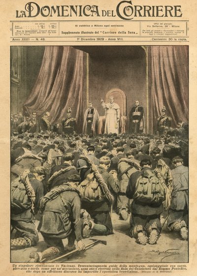 Une réception singulière au Vatican - Achille Beltrame