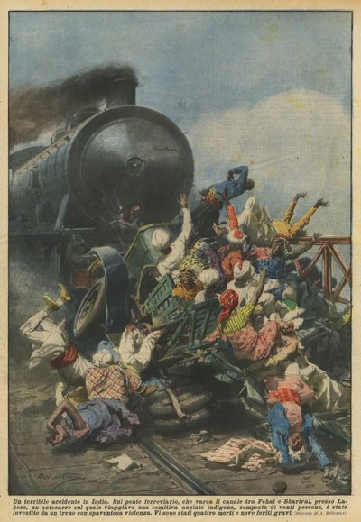 Un terrible accident en Inde - Achille Beltrame