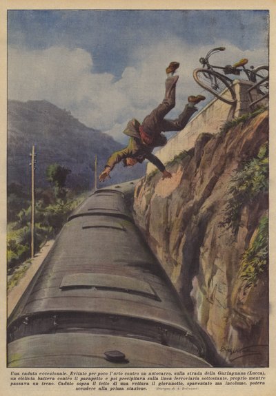 Une chute exceptionnelle - Achille Beltrame