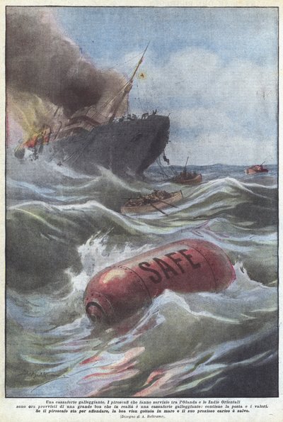 Un coffre-fort flottant - Achille Beltrame