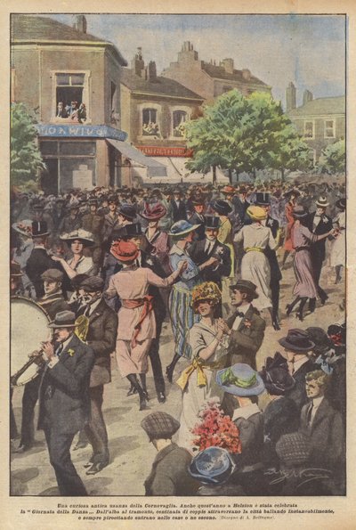 Une curieuse ancienne coutume de Cornouailles - Achille Beltrame