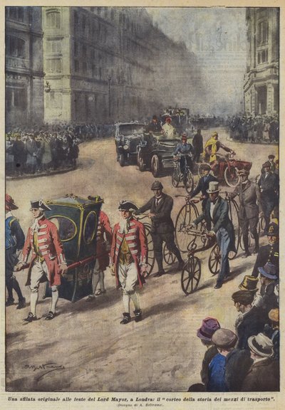 Un défilé original aux fêtes du Lord Mayor, à Londres, le cortège de l