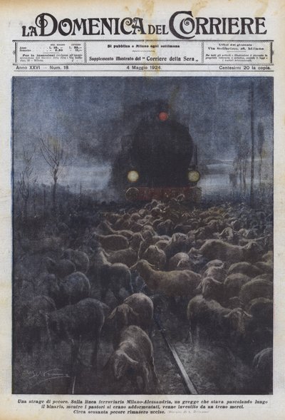 Un massacre de moutons - Achille Beltrame