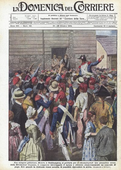 Une grève pittoresque - Achille Beltrame
