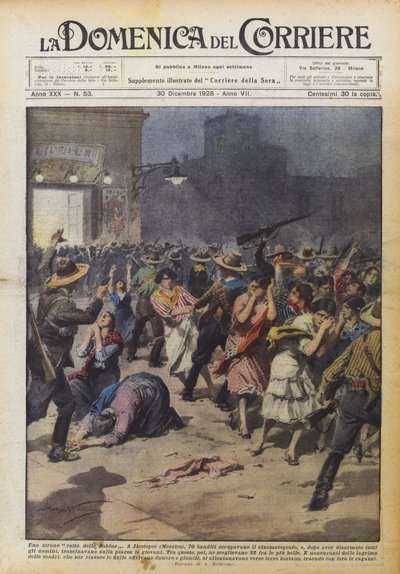 Un étrange enlèvement des Sabines - Achille Beltrame