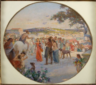 Célébration du printemps dans la Rome antique - Achille Boschi