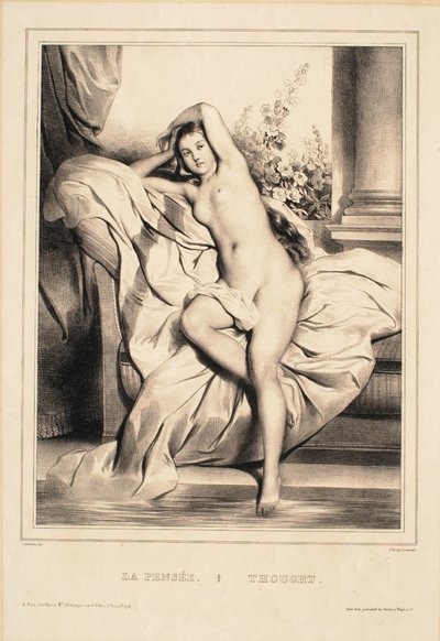 La Pensée - Achille Devéria