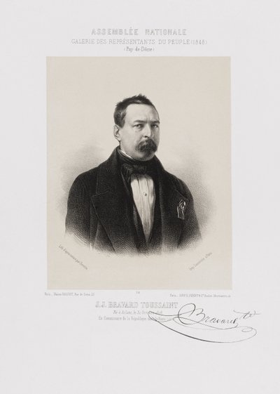 Assemblée nationale, galerie des représentants du peuple - Toussaint Bravard (Puy-de-Dôme) - Achille Devéria