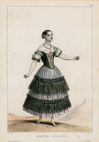 Costume Espagnol - Achille Devéria
