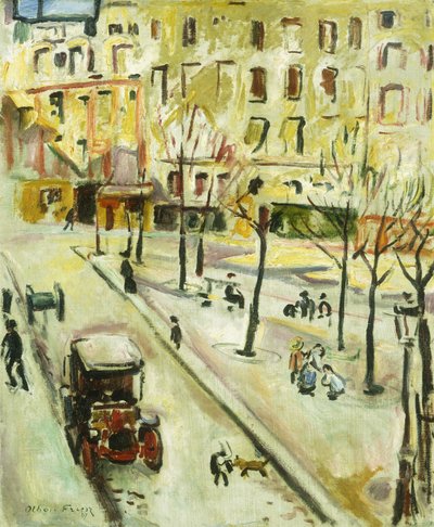 Scène de rue, Paris - Achille Emile Othon Friesz