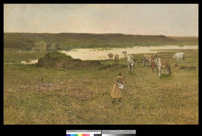 Pâturage dans la vallée, 1906 - Achille Formis Befani
