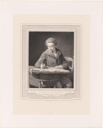 Portrait de Carle Vernet - Achille Jacquet