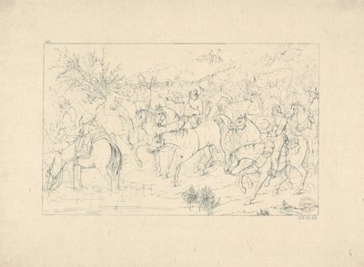 Le retour du général Stuart de Pennsylvanie, des gravures de guerre confédérées, 1861-63 - Adalbert John Volck