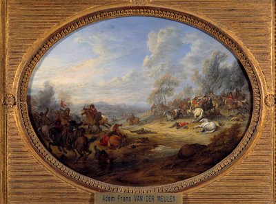 Choc de cavalerie Une bataille sous le règne de Louis XIV - Adam Frans van der Meulen