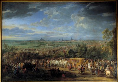 Entrée du roi Louis XIV et de la reine Marie-Thérèse le 30 juillet 1667 à Arras - Adam Frans van der Meulen