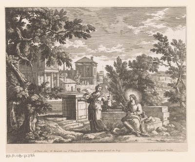 Christ et la femme samaritaine - Adam Perelle