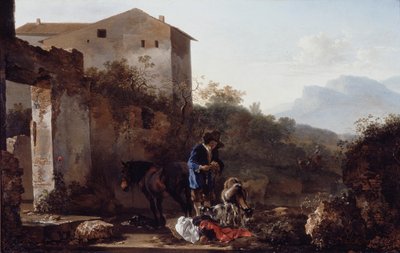 Paysage avec un chevrier - Adam Pynacker