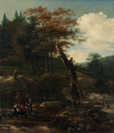 Paysage boisé avec voyageurs - Adam Pynacker